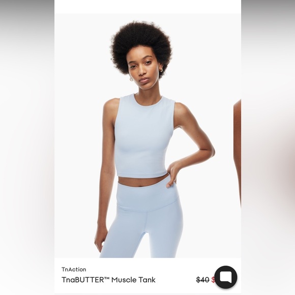 TNAButter muscle tank, black, M - Picture 1 of 8